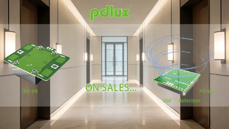 Mikrovlnné pohybové senzory PD-V9 a PD-V3